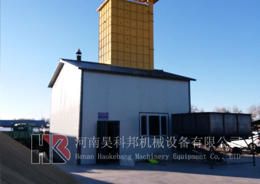 發(fā)往湖北宜昌20T水稻烘干機