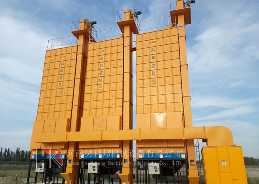 新疆伊犁批次處理量120噸一拖三玉米烘干機(jī)